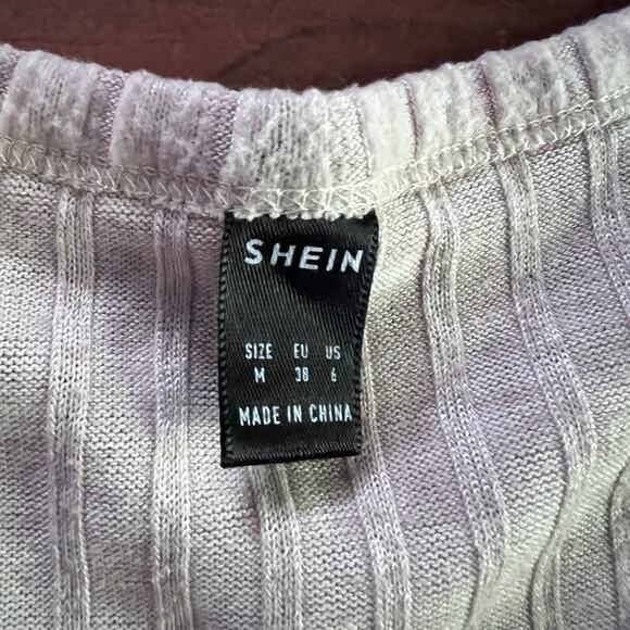 SHEIN Cream Crew Neck Cable-Knit Sweater - Picture 6 of 6